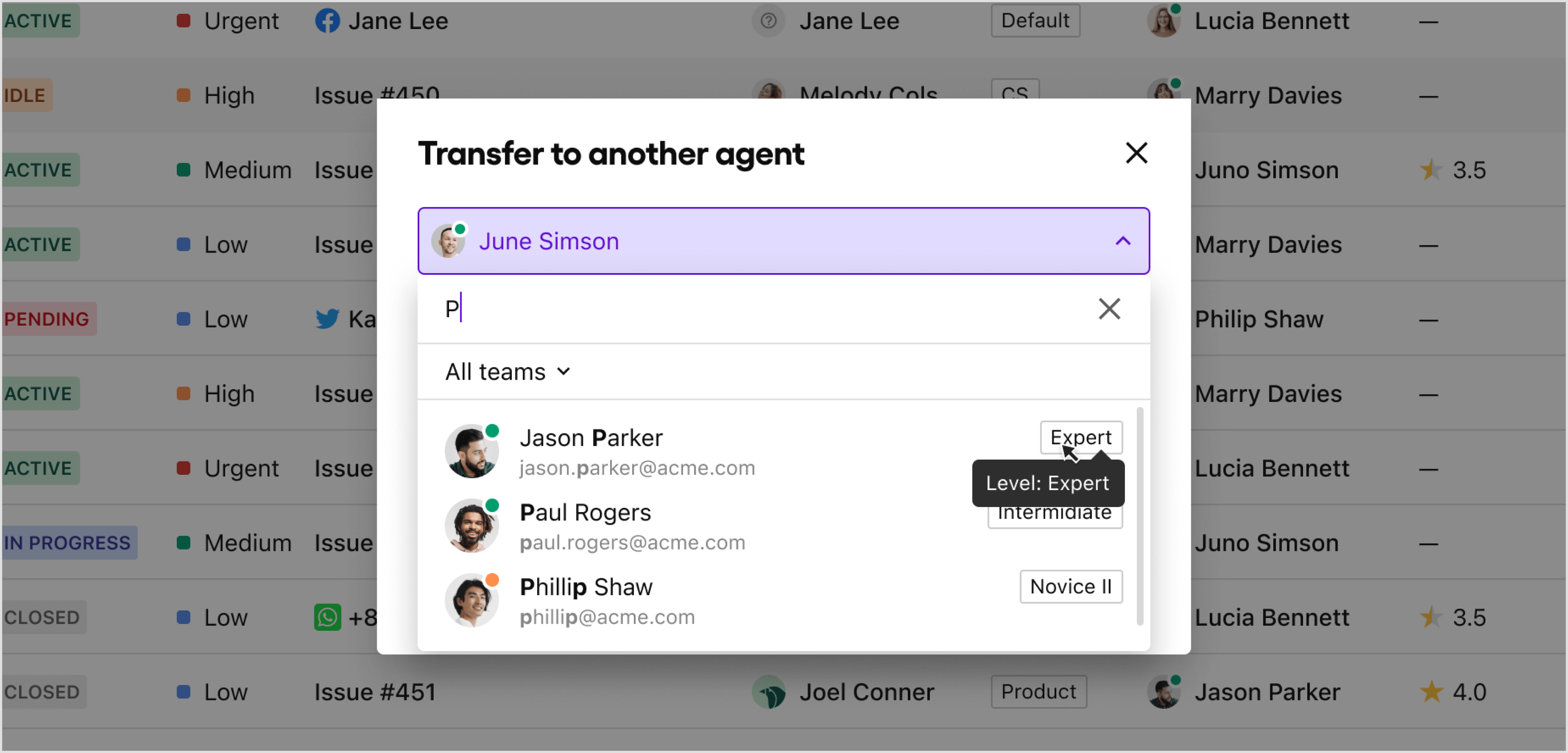 Agents | Desk Guide | Sendbird Docs