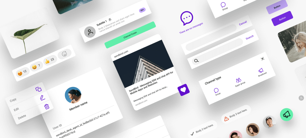 Visual components of UIKit.