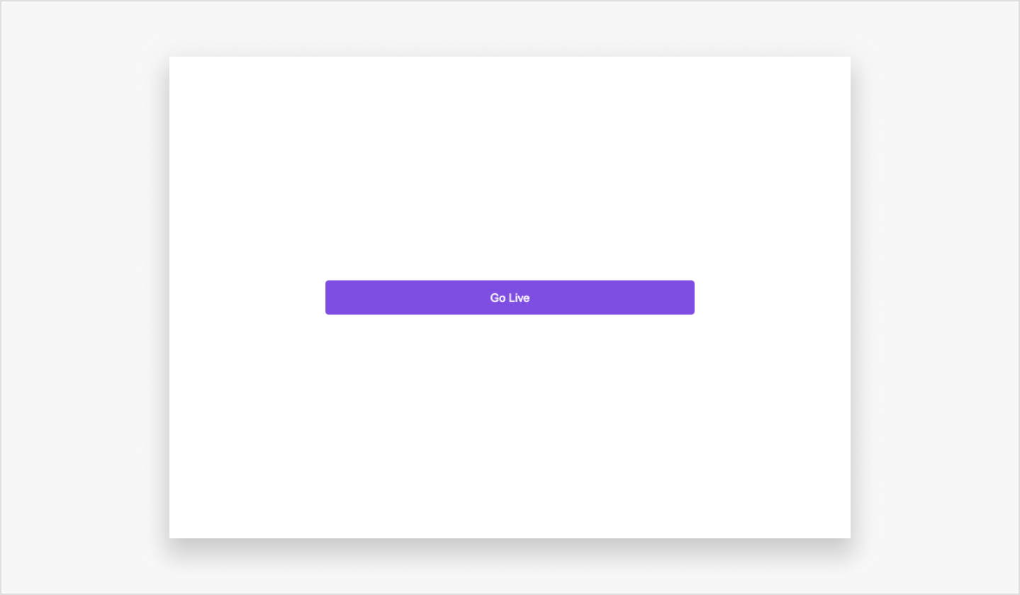 Image|Setting ui components to create and enter a live event.