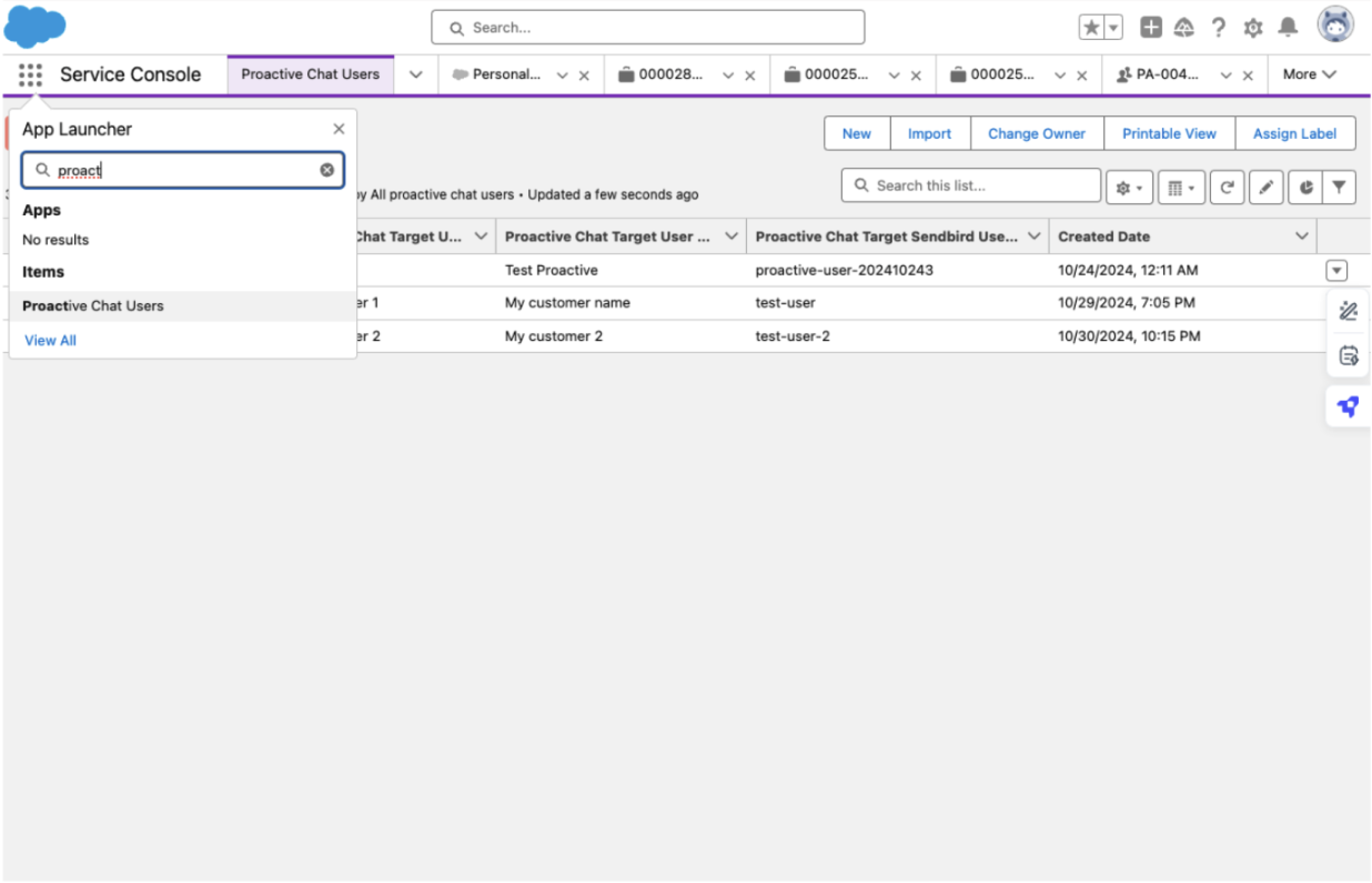 Proactive chat | Support Chat | Sendbird Docs