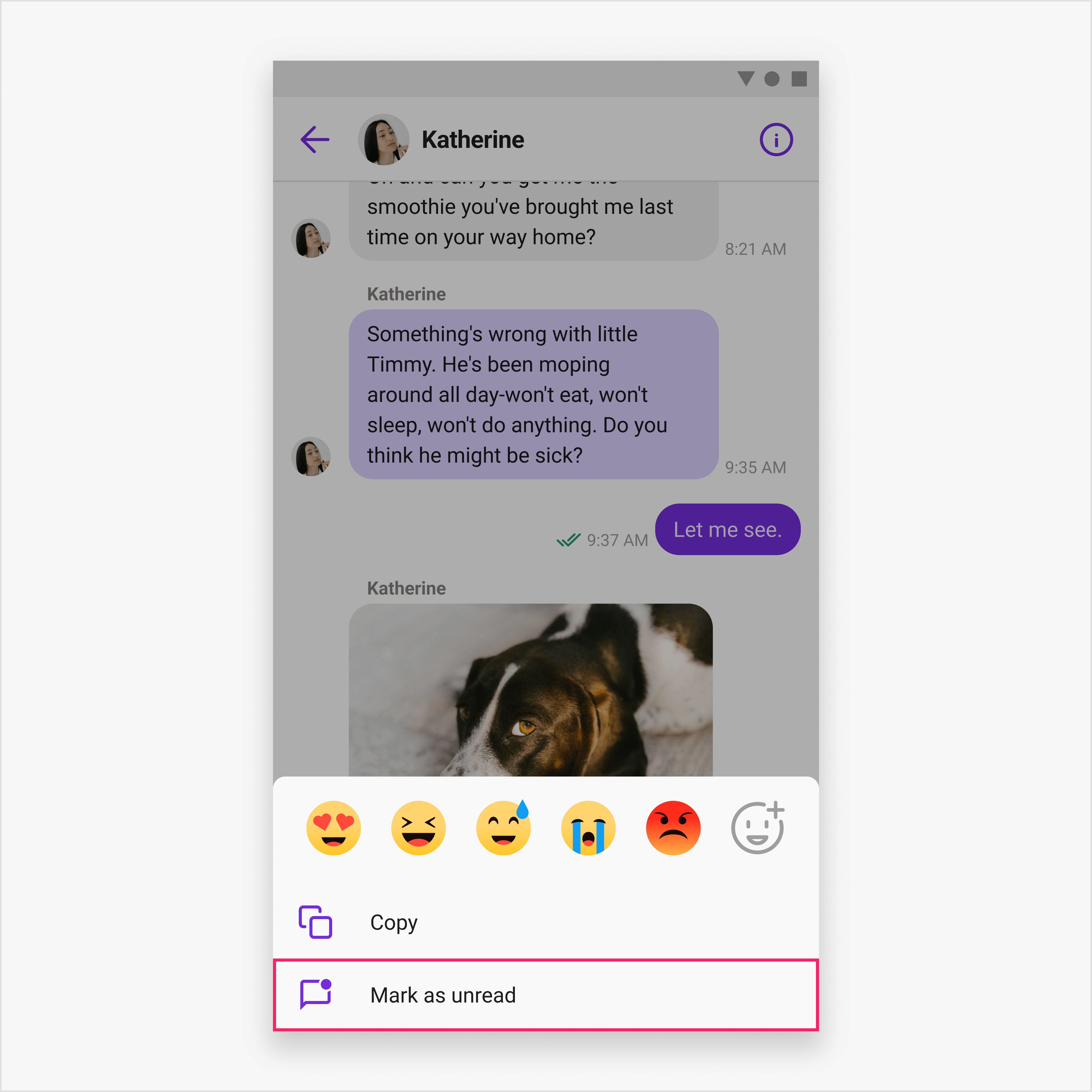Unread messages | Chat Flutter SDK | Sendbird Docs