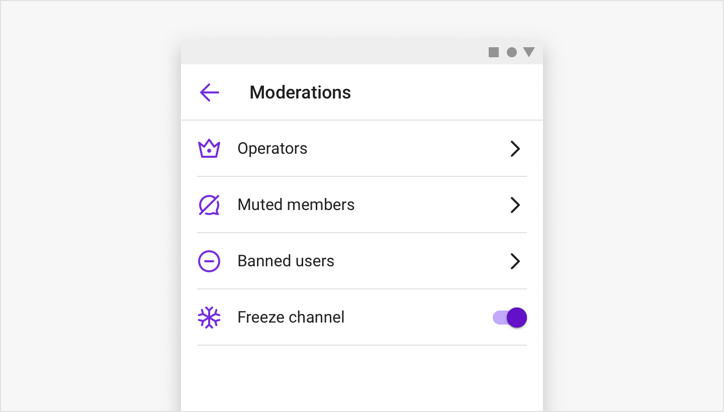 Image|showing the moderation menu in group channels.