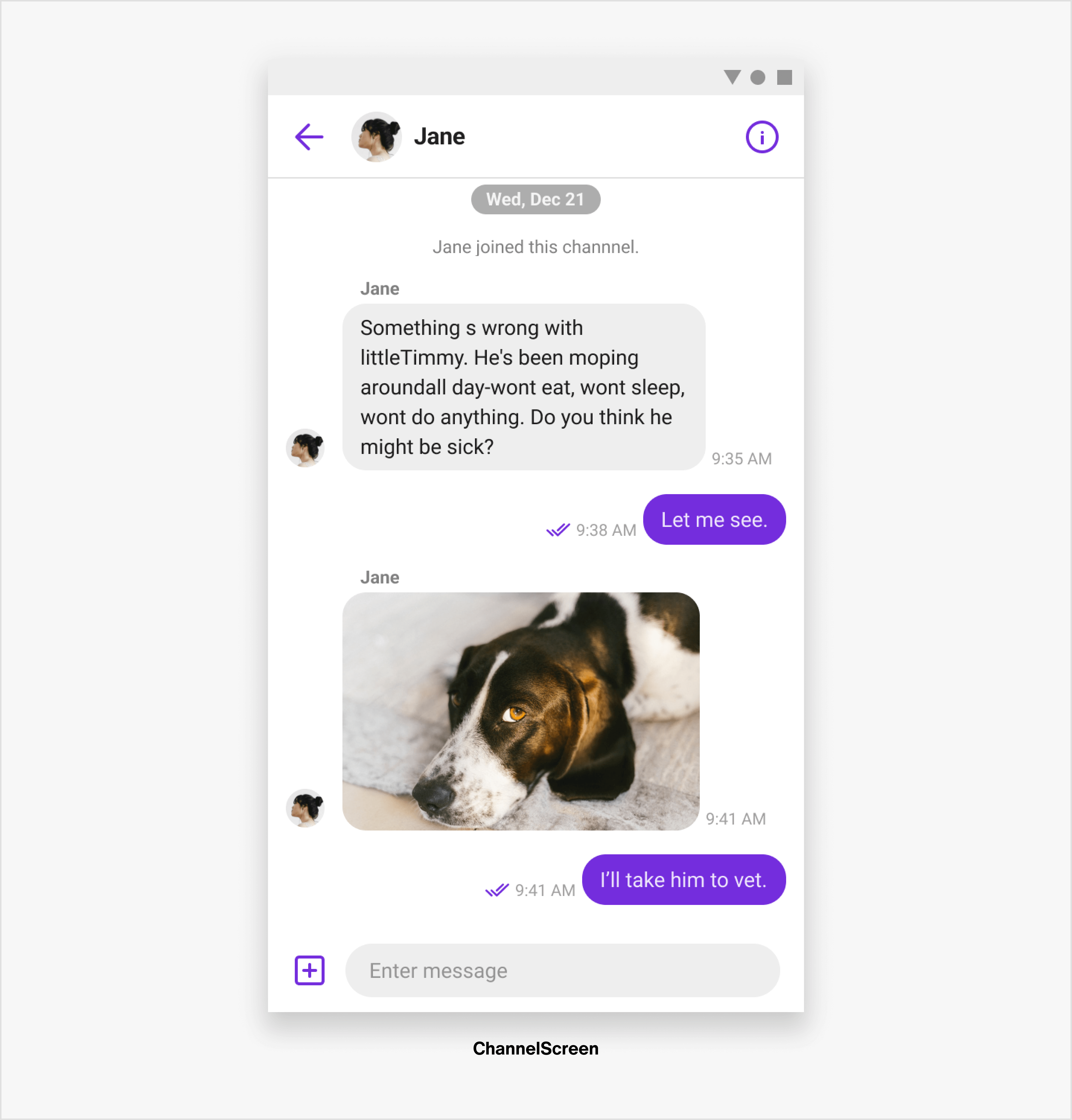 Messages in a group channel | Chat Jetpack Compose SDK | Sendbird Docs