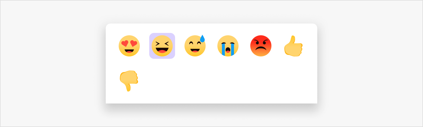Image|Showing the emoji list.